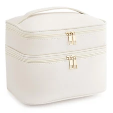 Vorey Makeup Bag for Women, X-Large Travel Makeup Bag Organizer, Portable Toi...