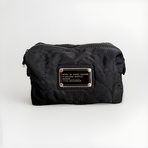 Marc By Marc Jacobs Standard Supply Workwear Small Black Cosmetic Make Up Bag