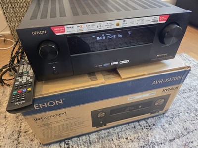 DENON  AVR-X4700H 9.2-Channel 8K AV Receiver with HEOS. Original Owner. Perfect