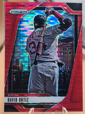 2025 Prizm David Ortiz Red Pulsar /399 Boston Red Sox