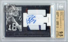 Peyton Manning 2018 Panini One Black Patch Autograph Card #164 1/1 BGS 9.5