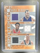 Sportkings Series F David Robinson Scottie Pippen Shaquille O'Neal MEM Silver