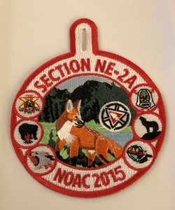 NOAC 2015 Section NE-2A Centennial Pocket Patch  OA  BSA