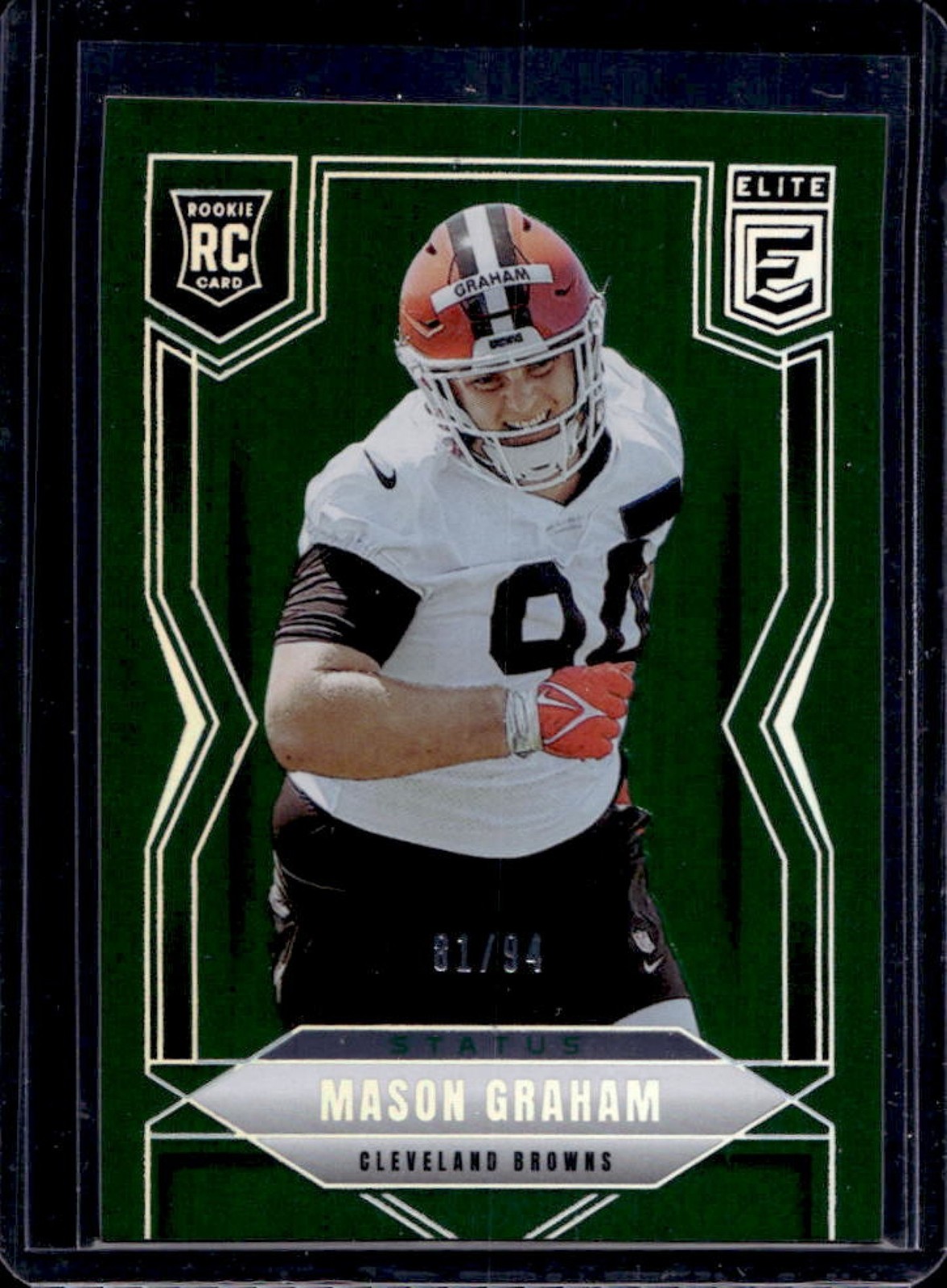 2025 Donruss Elite Mason Graham Rookies RC Status Green #/94 Browns