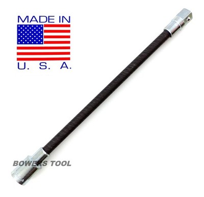 Jawco 3/8'' Flex Socket Extension, 6'' Long, 3/8 Drive Flexible Shaft Made in USA