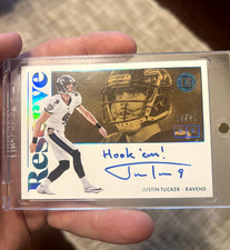 2018 Panini Encased - Reserve Signatures Justin Tucker #RS-JT /25 (AU)