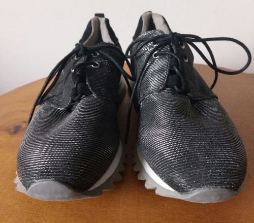 TOM TAILOR Denim Damen Schuhe Sneaker Halbschuh Freizeitschuh Schwarz Gr 37 - Bild 3 von 5