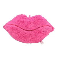 Amscan Pink Plush Lips Pillow Weighted Beads Bottom Novelty Decor 2022