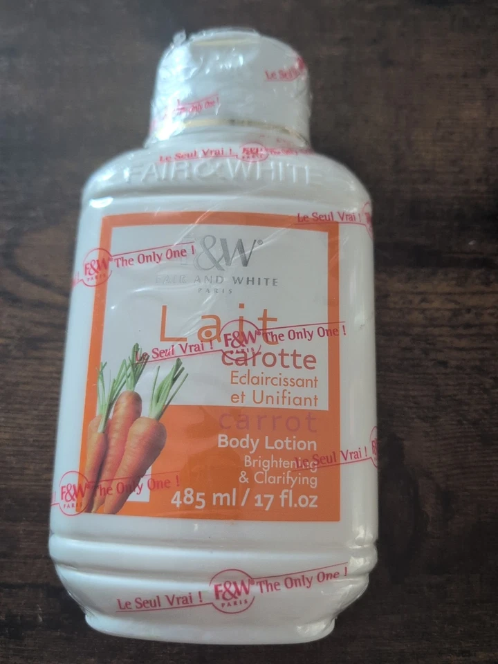 Loción hidratante de zanahoria Fair and White, Lait Carotte 17 FL oz Foto 2 de 4