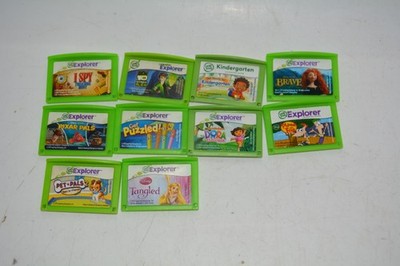 Lot of 10 LeapFrog Leapster Explorer & LeapPad Learning Game Cartridges   Used