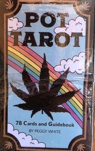Pot Tarot 78 Card Deck with Guidebook by Peggy White, Fun, Stoner Gift, NEW