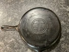 GRISWOLD Cast Iron SKILLET # 8 LARGE BLOCK LOGO 704 P  No Wobble