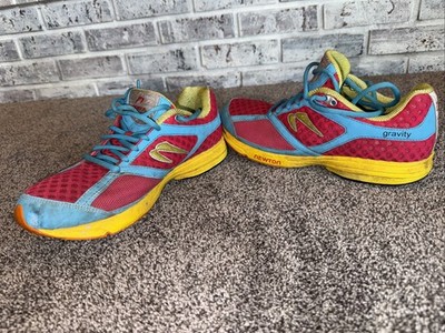 Newton Gravity Women's Running Shoes Pink/Yellow/Blue Size 10 Used Condition