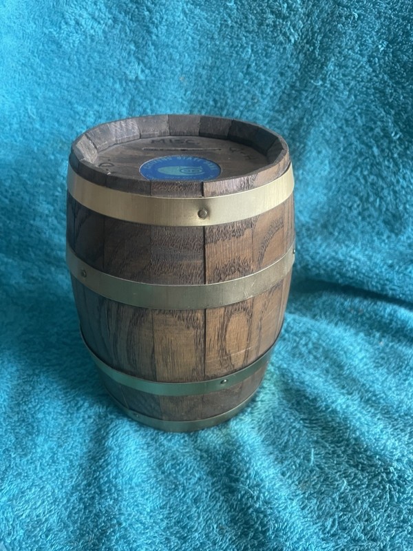 Vintage Citizens State Bank Lincoln, Nebraska Wood Beer Barrel Bank Advertising