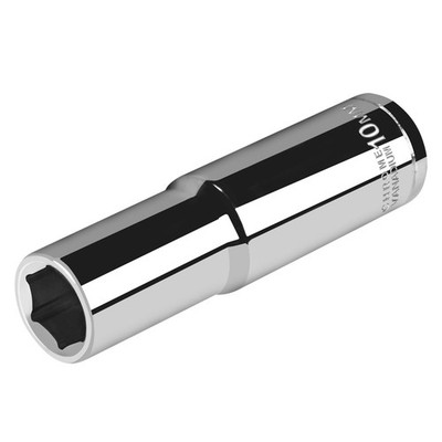 EGOFIX 3/8'' Drive Deep Socket,10mm Metric Socket 6-Point,CRV 10mm 