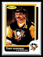 1986-87 O-Pee-Chee #111 Terry Ruskowski Autographed IN PERSON