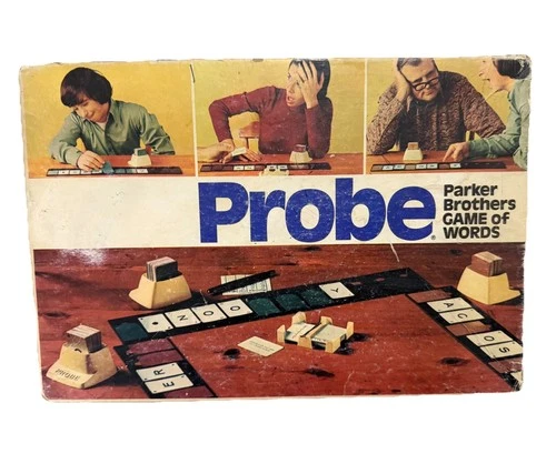 Vintage Probe Board Game Parker Brothers 1974 Missing directions & 1 letter C