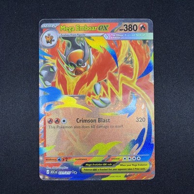 2026 Mega Evolutions Ascended Heroes Mega Embor ex 31/217 Holo
