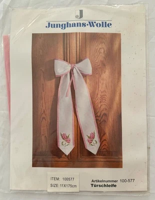 Junghans Wolle Türschleife Rosa 11 X 175 cm - NEU & OVP - Weltweiter Versand - Bild 1 von 2
