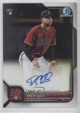 2022 Bowman Chrome Chrome Rookie Auto Drew Ellis #CRA-DE Auto 0qw2