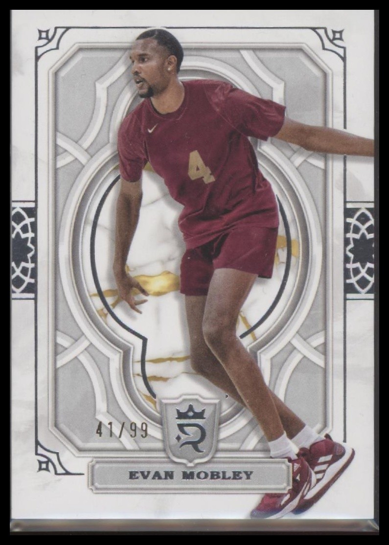 2023-24 Topps Royalty #17 Evan Mobley #/99 Cleveland Cavaliers