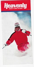HEAVENLY "America's Largest Ski Resort" 1990-'91 Travel Brochure NEVADA