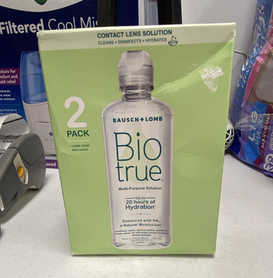 Bausch + Lomb BioTrue Multipurpose Contact Lens Solution 2 Pack 