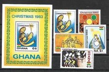 Ghana Weihnachten 1983 postfrisch MNH