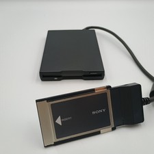 Sony FA-P1 External 3.5 Floppy Disk Drive PCMCIA Adapter Amiga A600 A1200