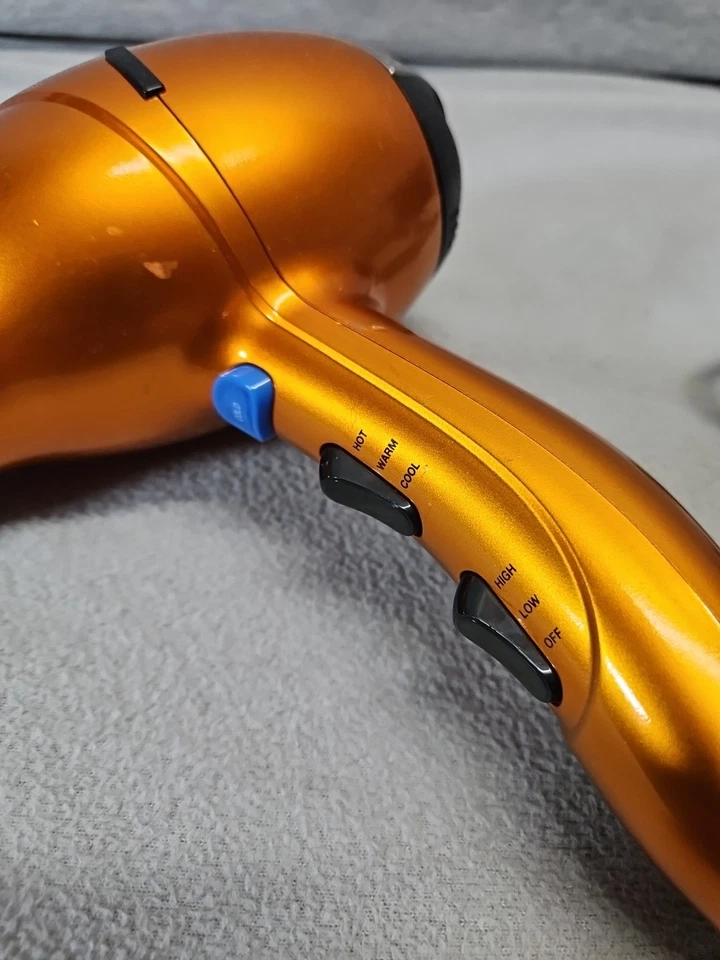 Infiniti Pro Conair Gold Color Hair Dryer Y309YL (3s2a) - Image 4 of 4