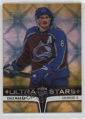 2024-25 Upper Deck Fleer Ultra Stars Gold 48/99 Cale Makar #US-2 c6q