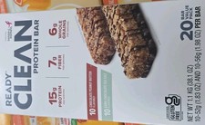 Ready Clean Protein Bar Variety Pack 20 - Choc PB Dark Choc Sea Salt GF