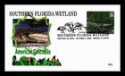 Dr Jim Stamps Southern Florida Wetland American Crocodile First Day Cover