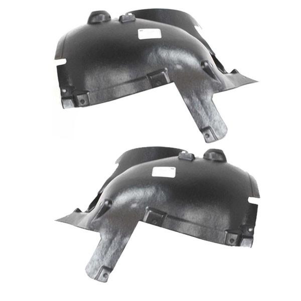 03-09 CLK-Class Front Inner Fender Liner Splash Shield Set LH RH Pair