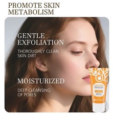 5PCS 50g Orange Exfoliating Gel Face&Body Scrub Brightening Deep Cleansing Pore
