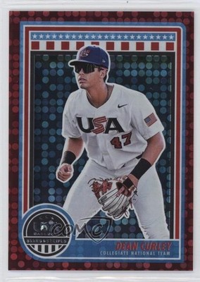 2025 Panini Stars and Stripes Red /199 Dean Curley #58 9v7