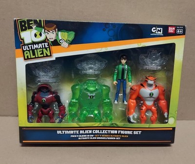 Ben 10 Ultimate Alien Collection Figure Set With Ultimatrix Disk Bandai 2010