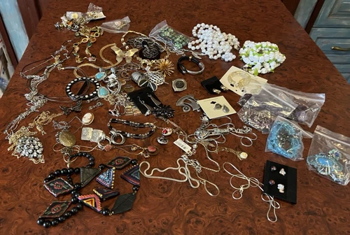 Vintage Unique Costume Jewelry Lot ~ as shown Over 3.5 lbs