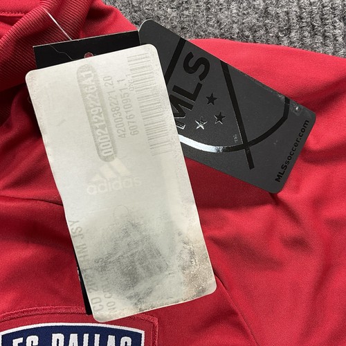 Adidas FC Dallas Soccer Jersey MLS 2021 Red Blue Home Kit S Aeroready - Picture 11 of 21