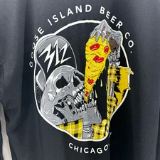 Marlort Goose Island Chicago Classics Lake Marie Sandbar Shirt Mens Large EUC