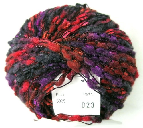 On Line 103 Hilo Allegro Negro Púrpura Rojo Lana Nailon Poliéster 50G 70M - Imagen 2 de 7
