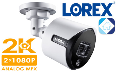  Lorex 5MP - 2K Super HD Active Deterrence Camera Model C581DA   FREE SHIPPING
