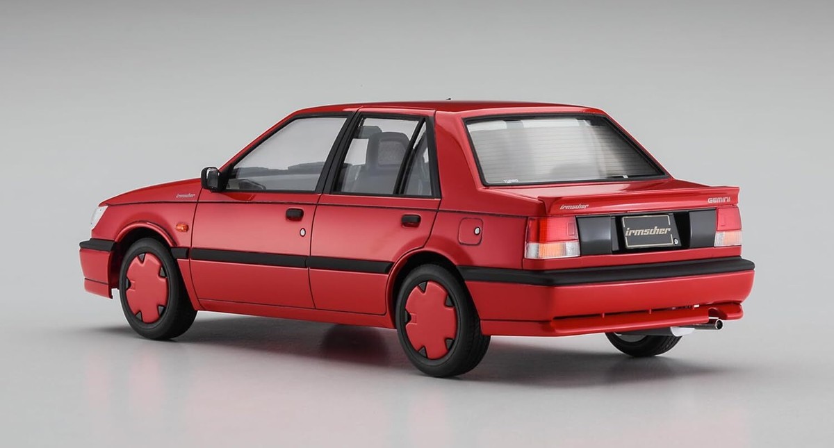 ワイルド Hasegawa 1/24 ISUZU GEMINI JT150 irmscher Turbo RED COLOR