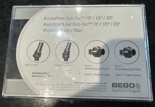 BEGO ASSORTMENT SET SUB-TEC Plus ABUTMENTS Dental implant Help choose Size
