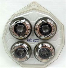 Inline Wheels Black Hole Klear Kolor Set of 4 Urethane 72mm Durometer 82A Unused