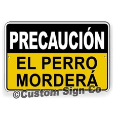Spanish Aviso Warning 24 Hour Video Surveillance Camera Keep Out Metal Sign