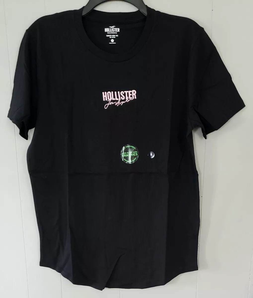 Hollister t shirt black cheap