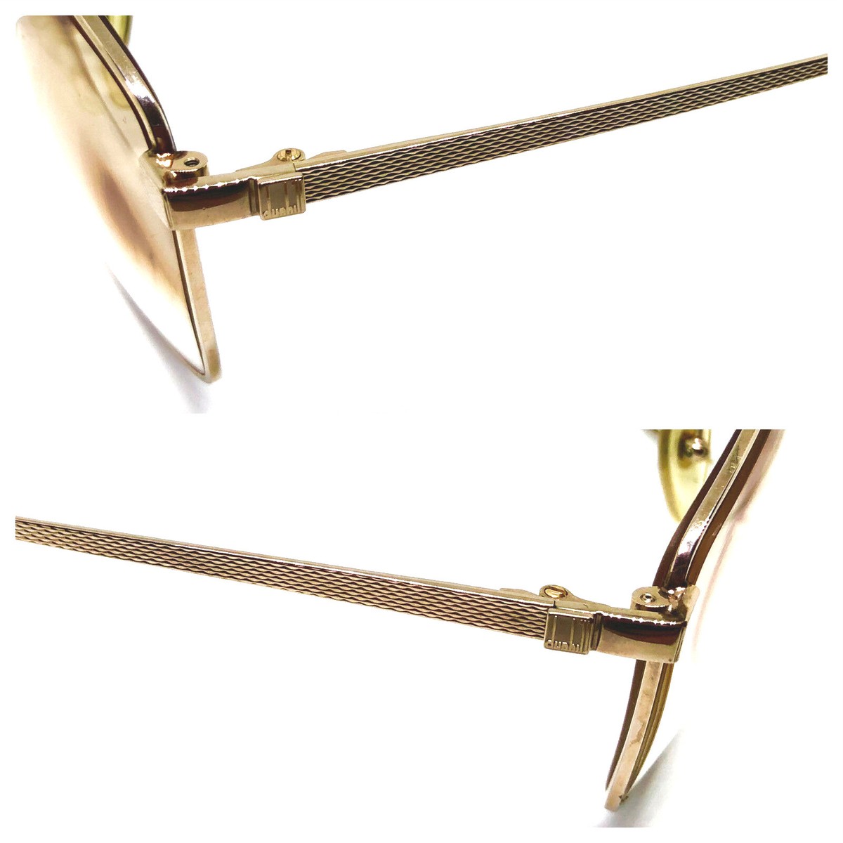 Vintage! Dunhill 6071 (40 60-15 140) Gold Eyeglasses