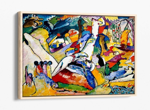 KANDINSKY 7 -DEEP FLOATER/FLOAT EFFECT FRAMED CANVAS WALL PRINT - Picture 11 of 12
