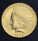 1914 P $10 Gold Eagle Indian Liberty Great Eye Appeal Sovereign Gold Coin